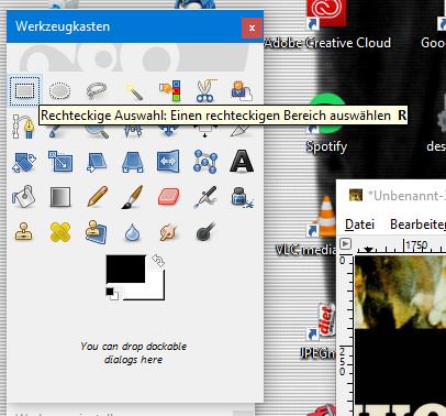 Auswahl in Gimp